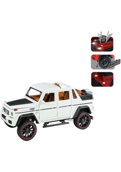 Bfs HCL-902 Çek Bırak 1:22 Sesli ve Işıklı Metal Jeep -Vardem indirimleri