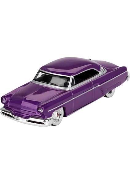 Bfs Mini Gt 1/64 Lincoln Capri Hot Rod 1954 Purple Metallic