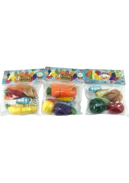 Bfs Nessiworld URT007-PVC-1AB Kesilebilen Sebze Meyve 3 Pcs