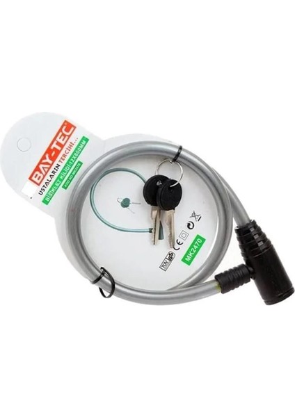 Bay-Tec MK2470 Bisiklet Kilidi 80 cm