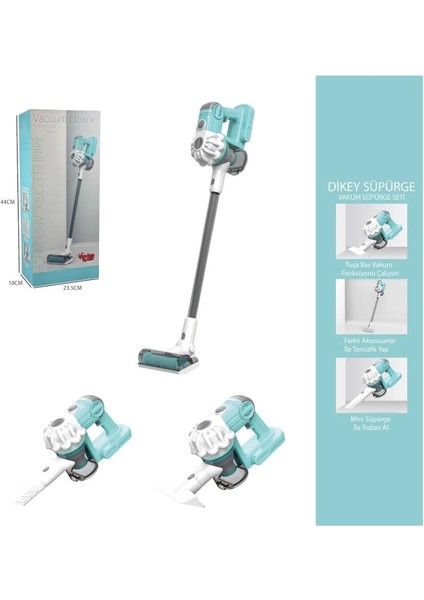LS8807Q Vardem Dikey Elektrik Süpürgesi Kapalı Kutu Yeşil-Gri 3 In1 modelleri