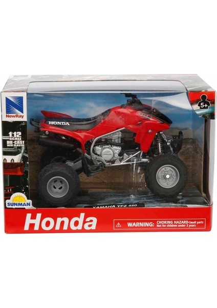 Bfs 1:12 Honda TRX450R 2009 Atv Model Motor