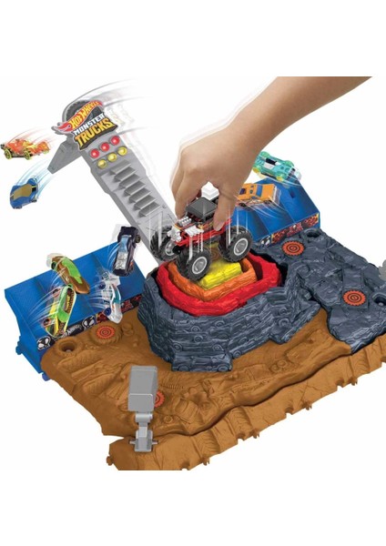 Bfs Hot Wheels Monster Trucks Muhteşem Çarpışma Arenası Oyun Seti HNB96 modelleri