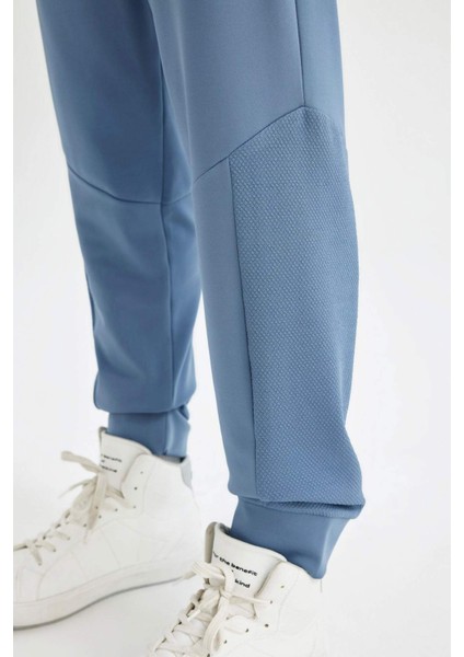 Fit Sporcu Jogger Eşofman Altı Standart Fit Beli Paçası Lastikli Cepli C9174AX24AU