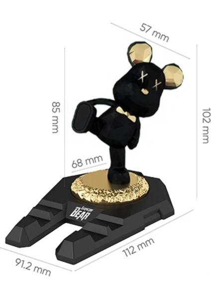 Bfs Ayıcıklı Telefon ve Tablet Standı Masa Üstü Telefon ve Tablet Tutucu Aparatı