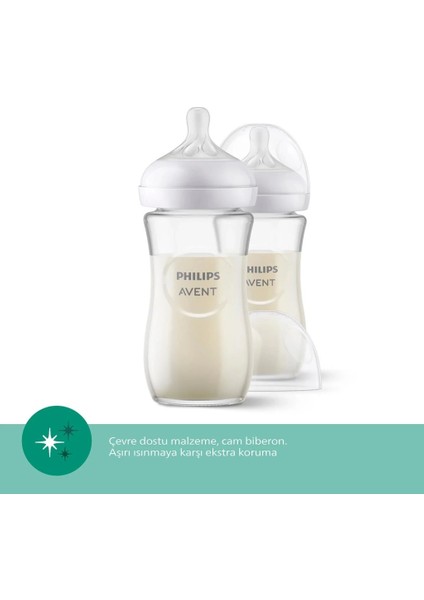 Bfs Philips Avent Doğal Tepkili Natural Response Cam Biberon 120 ml 0+ Ay modelleri