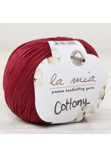 Cottony Bordo El Örgü Ipi - L023