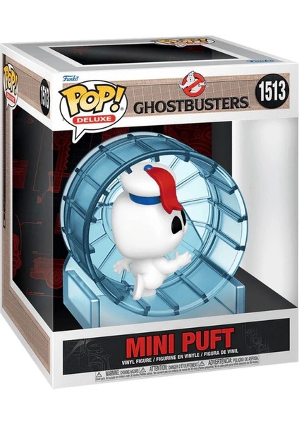 Bfs Funko Pop Deluxe Ghostbusters - Mini Puft In Hamster Wheel