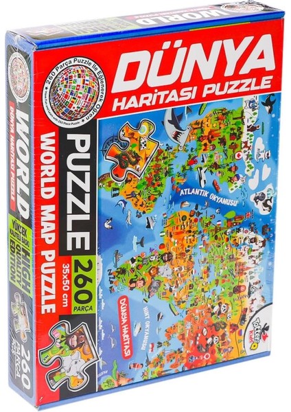 Bfs 7375 Dünya Kültür Haritası Puzzle -Totteriq modelleri