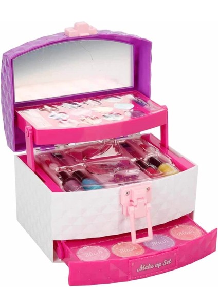 Bfs Pretty Pinky 3 Katlı Çantalı Makyaj Seti