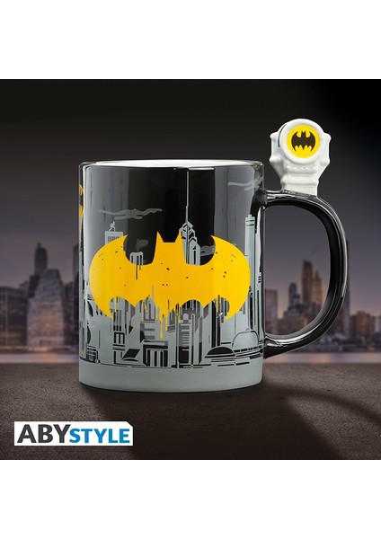 - Dc Comıcs - Mug 3D Handle - Bat-Signal & Batman X2 - ABYMUGA112