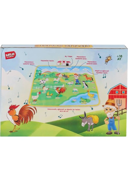 Bfs YY-571 A622374TR-U Sesli ve Işıklı Eğitici Çiftlik Halısı -Birliktoys fırsatları