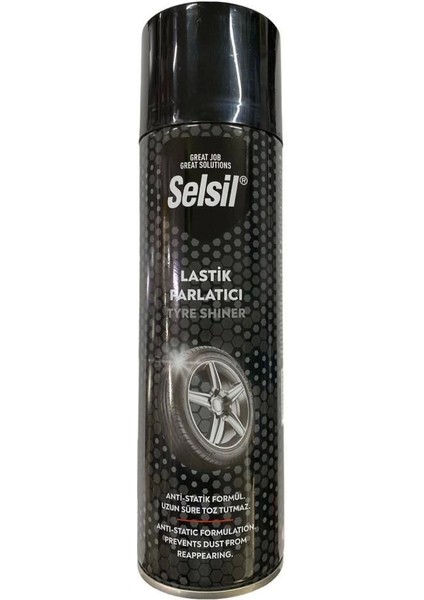 Selsil Lastik Parlatıcı Sprey 500 ml