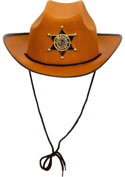 Bfs Kovboy Şerif Şapkası Kahve 12 Adet - Kostüm, Parti ve Gösteri Şapkası modelleri