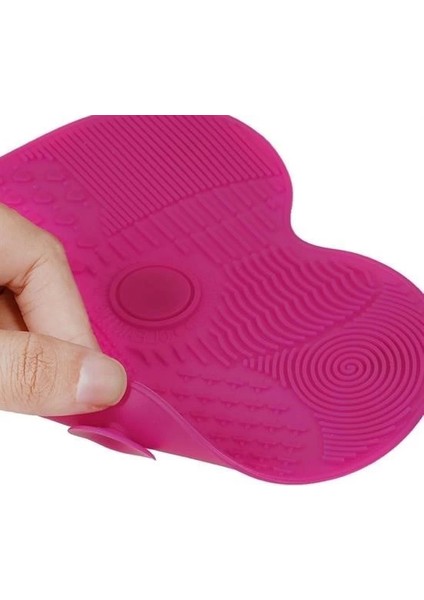 Bfs Pratik Kolay Makyaj Fırçası Temizleme Matı Aparatı Aleti Küçük