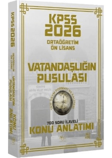 2026 Kpss Lise Ortaöğretim Ön Lisans Vatandaşlık Vatandaşlığın Pusulası Konu Anlatımı