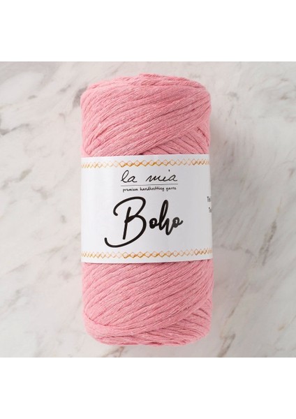 Boho Pembe Büküm Makrome Ipi - L046 - 33989