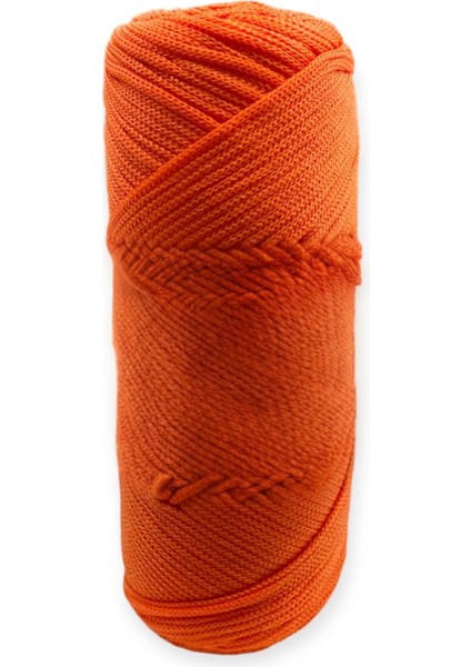 Makrome Ipi 3mm Polyester Turuncu Simli
