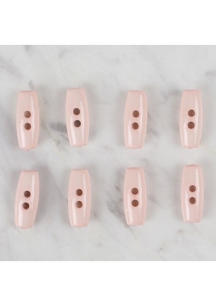 Bfs Crafts Pudra Pembe 8 Li Çoban Düğmesi - 70