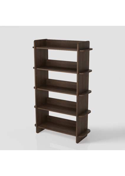 Bolu Kitaplık | 90 cm - 5 Raflı Ceviz Renkli fiyatları