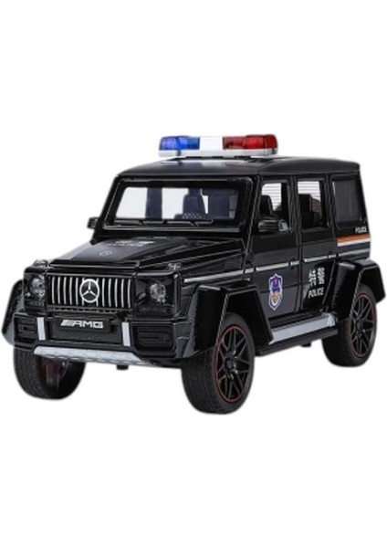 Bfs XHD-B2433 -Vardem Çek Bırak Işıklı ve Sesli G Polis Metal Jeep 1:24 fiyatları