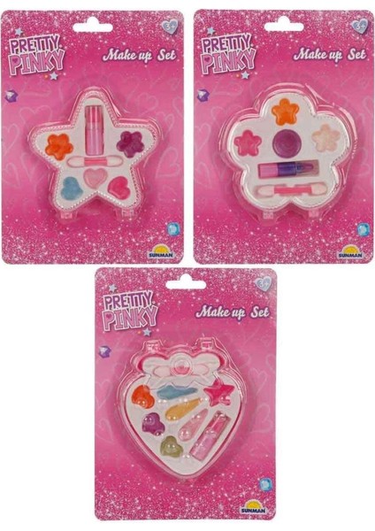 2594 Sun-Makyaj Seti Sürülebilir - Yıldız/çiçek/kalp Şekilli fırsatları