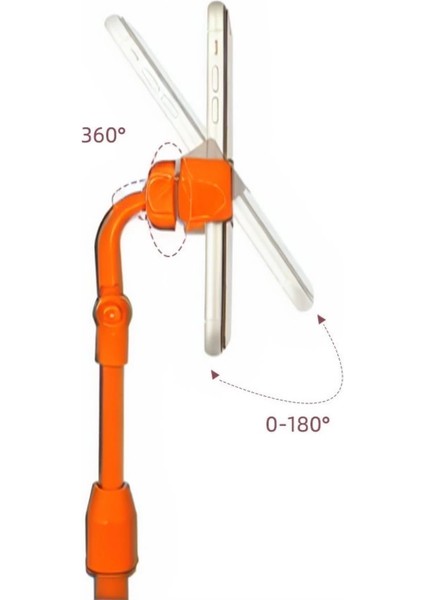 Bfs Masa Üstü Tablet ve Telefon Tutucu Plastik Aparat Turuncu Telefon Standı indirimleri
