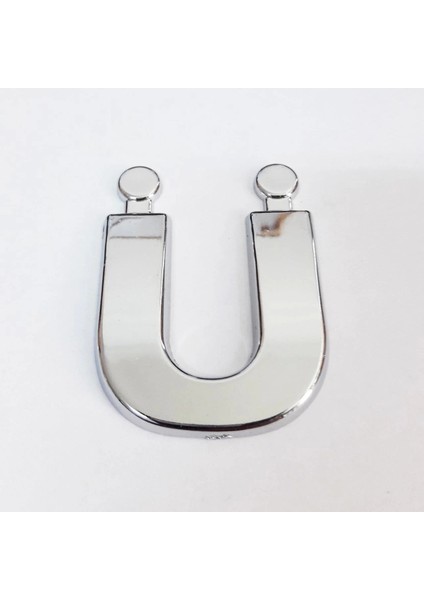 Cemax Ü Harfi 3,75 cm Krom Yapışkanlı