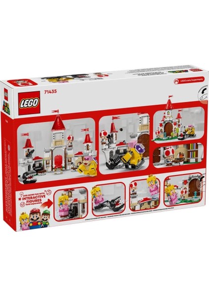 Bfs 71435 LEGO Super Mario Peachin Kalesinde Roy ile Savaş 738 Parça +7 Yaş