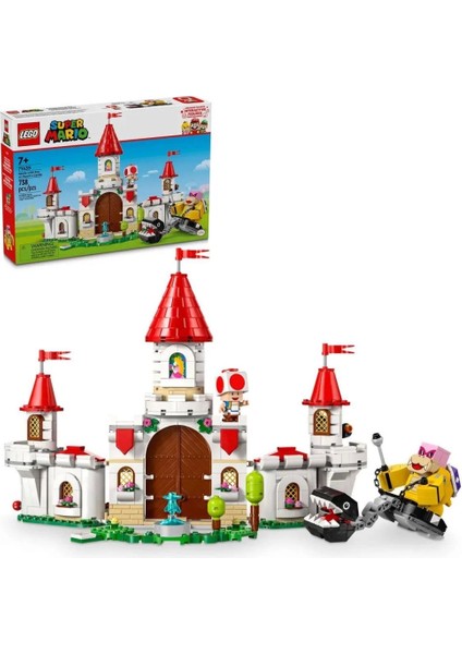Bfs 71435 LEGO Super Mario Peachin Kalesinde Roy ile Savaş 738 Parça +7 Yaş