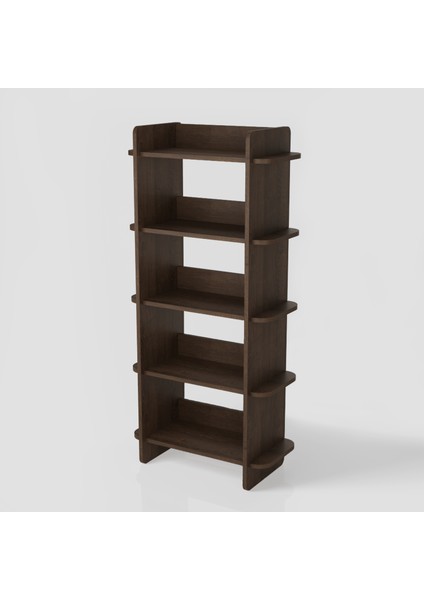 Bolu Kitaplık | 70 cm - 5 Raflı Ceviz Renkli fiyatları