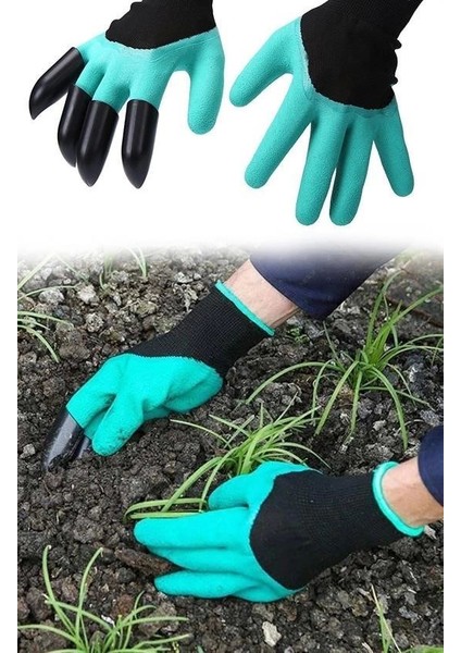 Bfs Toprak Kazma Ekme Çapalama Için Korumalı Bahçe Bahçivan Eldiveni modelleri