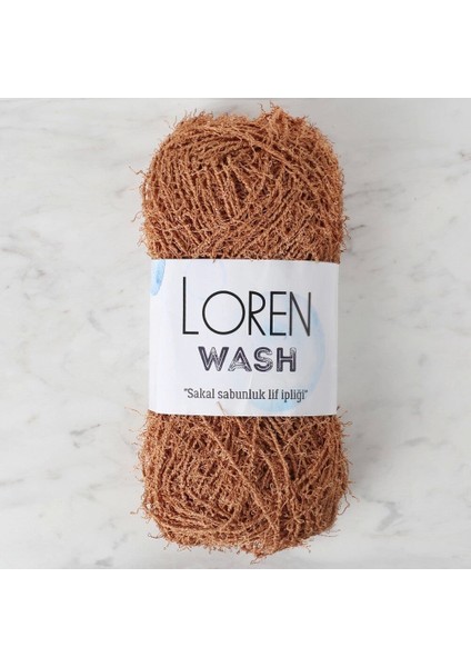 Wash Kahverengi El Örgü Ipi - R144 - 34035