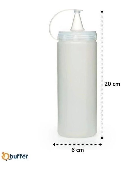 Bfs Şeffaf Kapaklı Sızdırmaz Yağlık Sosluk Şişesi Plastik Yağdanlık 400 ml AP-9028 fırsatları