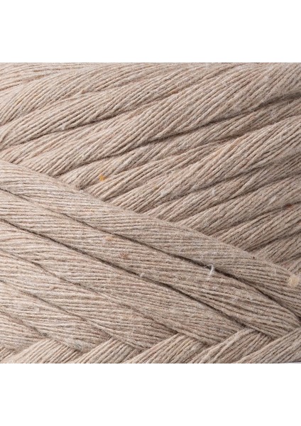 Boho Açık Bej Büküm Makrome Ipi - L049 - 33984