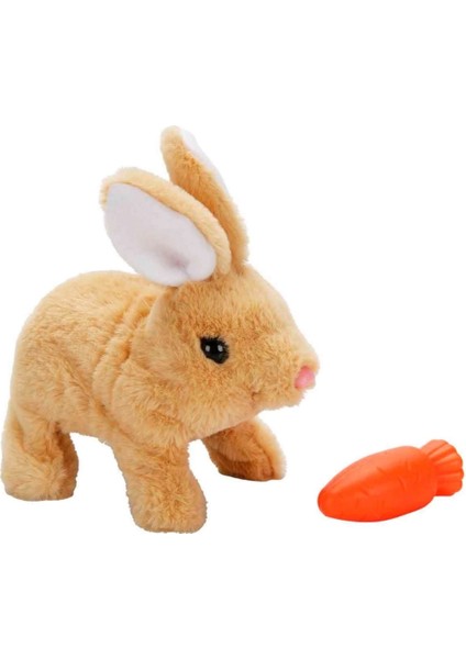 Sesli ve Hareketli Peluş Tavşan