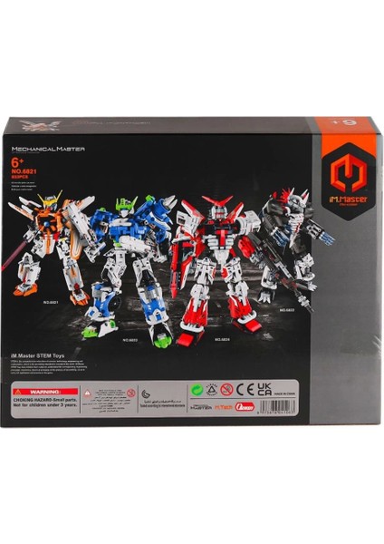 6821 Imm Savaşçı Robot Blok Seti 833 Parça fiyatları