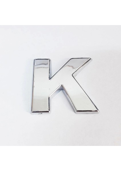 Cemax K Harfi 3,75 cm Krom Yapışkanlı