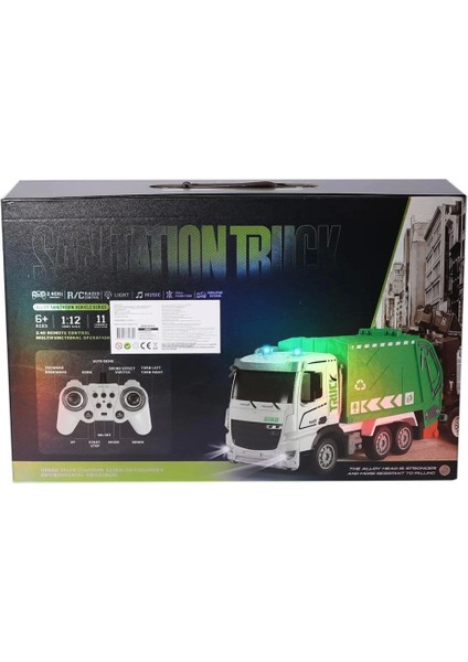 Bfs HJ8003-1 metal Kumandalı Çöp Arabası -Gepettoys fiyatları