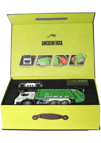 Bfs HJ8003-1 metal Kumandalı Çöp Arabası -Gepettoys modelleri