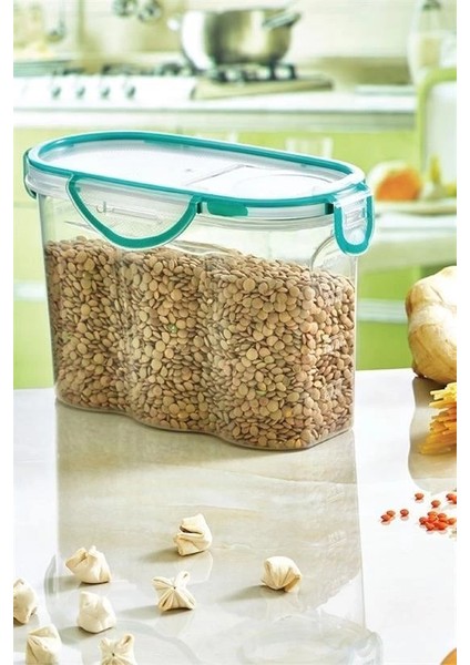 Bfs Kilitli Kapaklı Contalı Hava,su Sıvı Geçirmez 1,7 Litre Erzak Saklama KABI-SA585