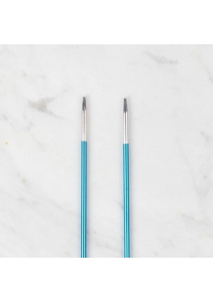 Rythm 2,5mm Mavi Renkli Metal Örgü Şişi modelleri