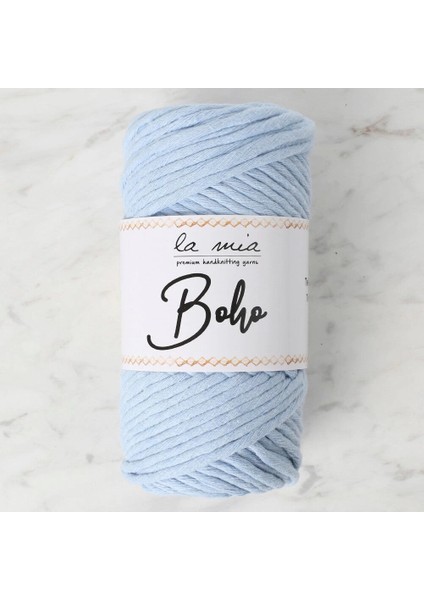 Boho Açık Mavi Büküm Makrome Ipi - L069 - 33995