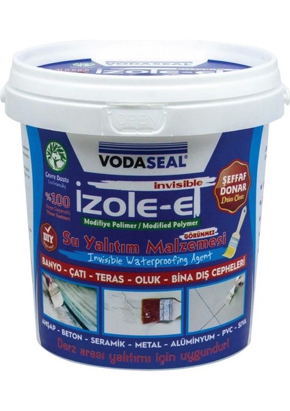 Vodaseal Izole Et Su Yalıtım Malzemesi Şeffaf 650 gr