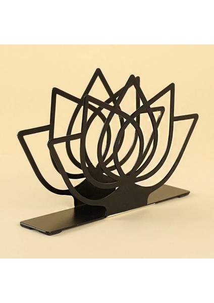 Bfs Home Lotus Siyah Metal Peçetelik fiyatları