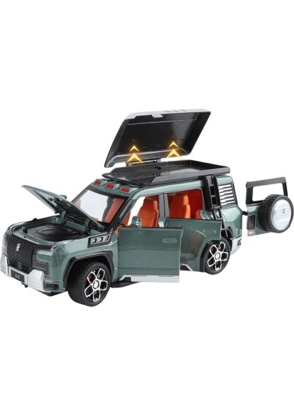 XHD-B2432 -Vardem Çek Bırak Işıklı ve Sesli Kapıları Açılan Lr Jeep 1:24 modelleri
