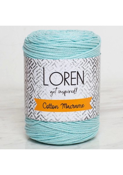 Cotton Macrame Cam Göbeği - R058 - 34368