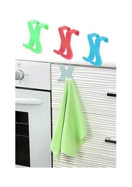 Bfs Mutfak Banyo Dolap Kapağına Takılan Meta Havlu Askılığı Aparatı