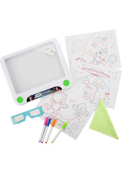 3D Sihirli Çizim Tahtası