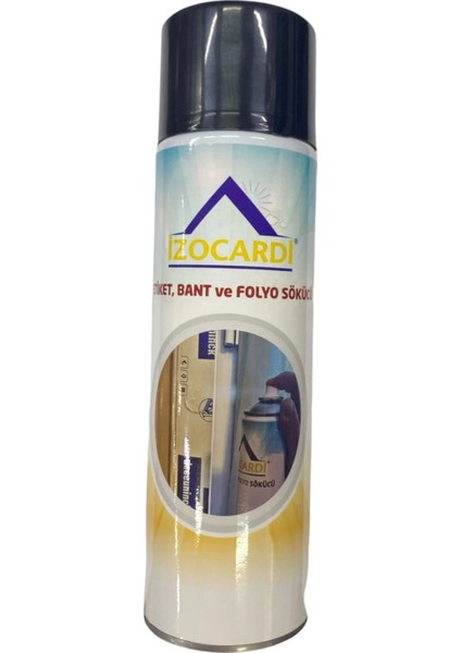 Izocardi Etiket Folyo ve Bant Sökücü Sprey 500 ml